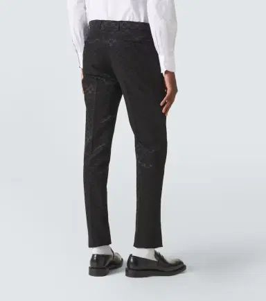 Gucci GG cotton-blend straight pants | Thumbnail 2 Gucci GG cotton-blend straight pants | Thumbnail 2