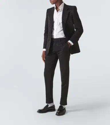 Gucci GG cotton-blend straight pants | Thumbnail 4 Gucci GG cotton-blend straight pants | Thumbnail 4