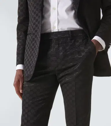 Gucci GG cotton-blend straight pants | Thumbnail 5 Gucci GG cotton-blend straight pants | Thumbnail 5