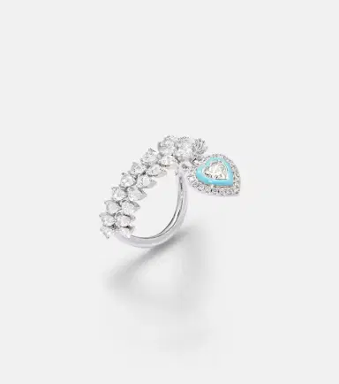 Kamyen Heart Of The Ocean 18kt white gold ring with diamonds | Thumbnail 2 Kamyen Heart Of The Ocean 18kt white gold ring with diamonds | Thumbnail 2
