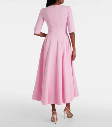 Emilia Wickstead Georgie wool midi dress | Thumbnail 2 Emilia Wickstead Georgie wool midi dress | Thumbnail 2