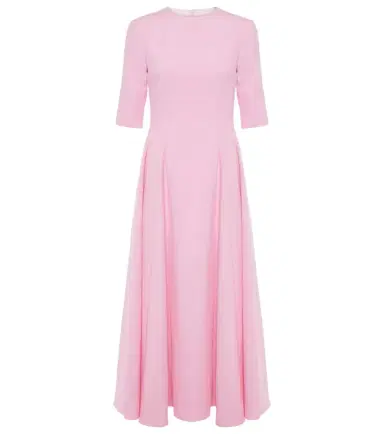 Emilia Wickstead Georgie wool midi dress | Thumbnail 1 Emilia Wickstead Georgie wool midi dress | Thumbnail 1