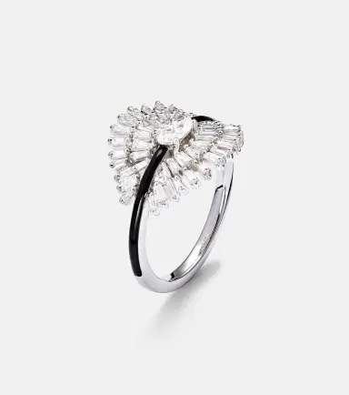 Kamyen Eyelash 18kt white gold pinky ring with diamonds | Thumbnail 2 Kamyen Eyelash 18kt white gold pinky ring with diamonds | Thumbnail 2