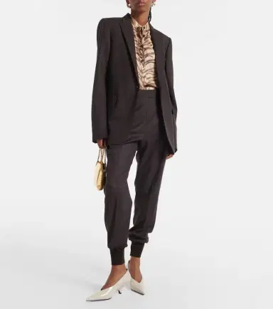 Stella McCartney Wool flannel sweatpants | Thumbnail 4 Stella McCartney Wool flannel sweatpants | Thumbnail 4