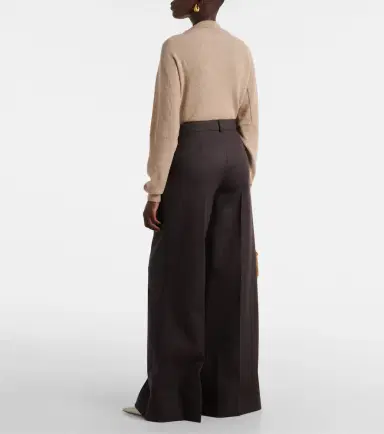 Stella McCartney High-rise wool wide-leg pants | Thumbnail 2 Stella McCartney High-rise wool wide-leg pants | Thumbnail 2