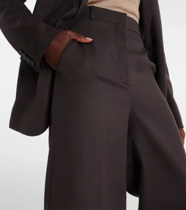 Stella McCartney High-rise wool wide-leg pants | Thumbnail 5 Stella McCartney High-rise wool wide-leg pants | Thumbnail 5