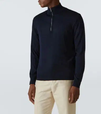 Zegna Wool half-zip sweater | Thumbnail 5 Zegna Wool half-zip sweater | Thumbnail 5