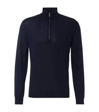 Zegna Wool half-zip sweater | Thumbnail 1 Zegna Wool half-zip sweater | Thumbnail 1