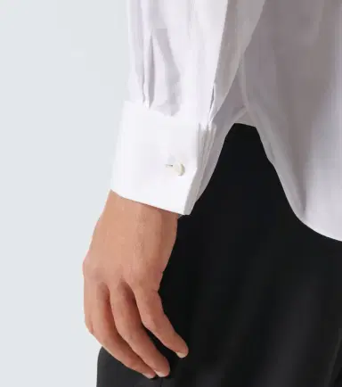 Zegna Cotton tuxedo shirt | Thumbnail 3 Zegna Cotton tuxedo shirt | Thumbnail 3