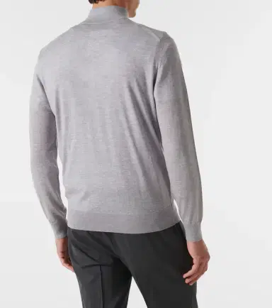 Zegna Wool half-zip sweater | Thumbnail 5 Zegna Wool half-zip sweater | Thumbnail 5