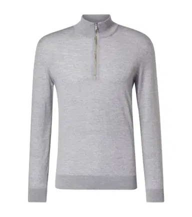 Zegna Wool half-zip sweater | Thumbnail 1 Zegna Wool half-zip sweater | Thumbnail 1