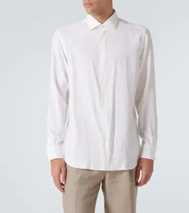 Zegna Cashco cotton and cashmere shirt | Thumbnail 5 Zegna Cashco cotton and cashmere shirt | Thumbnail 5