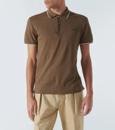 Zegna Cotton-blend polo shirt | Thumbnail 2 Zegna Cotton-blend polo shirt | Thumbnail 2
