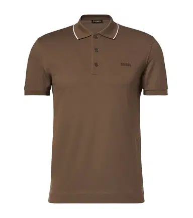 Zegna Cotton-blend polo shirt | Thumbnail 1 Zegna Cotton-blend polo shirt | Thumbnail 1