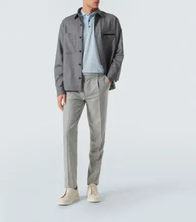 Zegna Cotton-blend polo shirt | Thumbnail 5 Zegna Cotton-blend polo shirt | Thumbnail 5