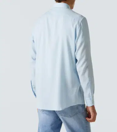 Zegna Cotton and cashmere shirt | Thumbnail 4 Zegna Cotton and cashmere shirt | Thumbnail 4