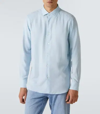 Zegna Cotton and cashmere shirt | Thumbnail 5 Zegna Cotton and cashmere shirt | Thumbnail 5