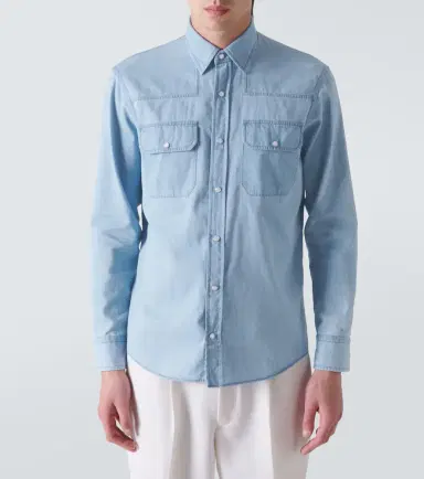 Zegna Denim Western shirt | Thumbnail 6 Zegna Denim Western shirt | Thumbnail 6