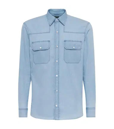 Zegna Denim Western shirt | Thumbnail 1 Zegna Denim Western shirt | Thumbnail 1