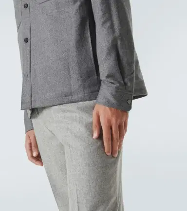 Zegna Padded wool mélange overshirt | Thumbnail 6 Zegna Padded wool mélange overshirt | Thumbnail 6