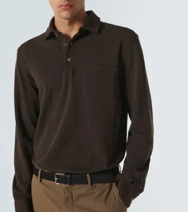 Zegna Cotton polo sweater | Thumbnail 4 Zegna Cotton polo sweater | Thumbnail 4