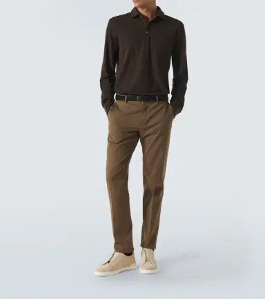 Zegna Cotton polo sweater | Thumbnail 5 Zegna Cotton polo sweater | Thumbnail 5