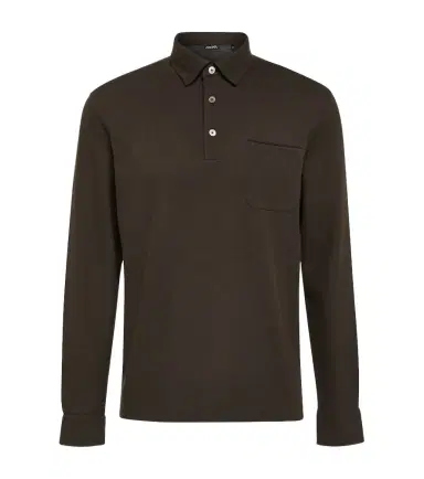 Zegna Cotton polo sweater | Thumbnail 1 Zegna Cotton polo sweater | Thumbnail 1