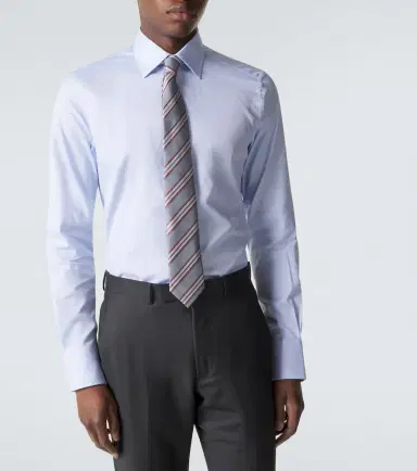 Zegna Cotton Oxford shirt | Thumbnail 4 Zegna Cotton Oxford shirt | Thumbnail 4