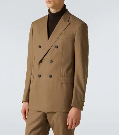 Zegna Double-breasted wool twill suit | Thumbnail 7 Zegna Double-breasted wool twill suit | Thumbnail 7