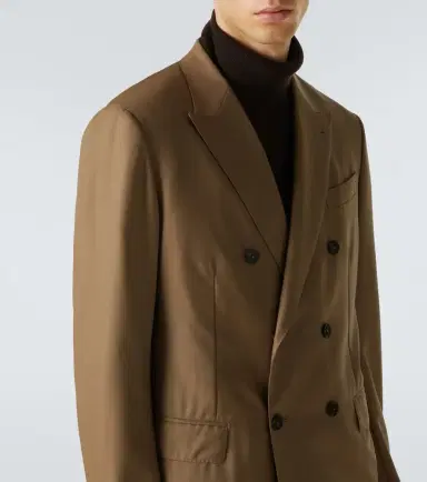 Zegna Double-breasted wool twill suit | Thumbnail 8 Zegna Double-breasted wool twill suit | Thumbnail 8