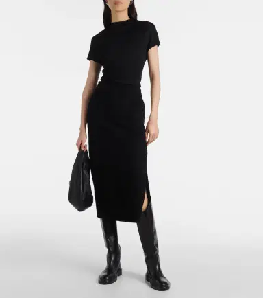 STOULS Taylor suede midi skirt | Thumbnail 4 STOULS Taylor suede midi skirt | Thumbnail 4