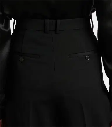 Saint Laurent High-rise wool wide-leg pants | Thumbnail 3 Saint Laurent High-rise wool wide-leg pants | Thumbnail 3