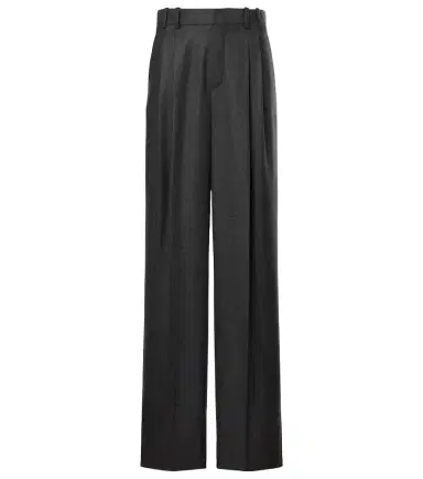 Saint Laurent Pleated cashmere wide-leg pants | Thumbnail 1 Saint Laurent Pleated cashmere wide-leg pants | Thumbnail 1
