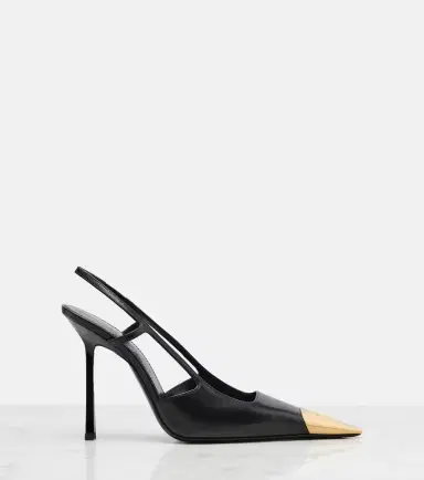 Saint Laurent Jeanne 110 leather slingback pumps | Thumbnail 3 Saint Laurent Jeanne 110 leather slingback pumps | Thumbnail 3