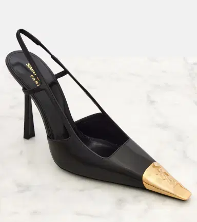 Saint Laurent Jeanne 110 leather slingback pumps | Thumbnail 4 Saint Laurent Jeanne 110 leather slingback pumps | Thumbnail 4
