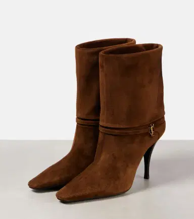 Saint Laurent Niki 90 suede ankle boots | Thumbnail 3 Saint Laurent Niki 90 suede ankle boots | Thumbnail 3