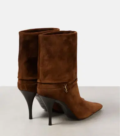 Saint Laurent Niki 90 suede ankle boots | Thumbnail 4 Saint Laurent Niki 90 suede ankle boots | Thumbnail 4