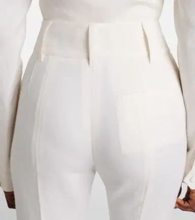 Gabriela Hearst Rhein high-rise linen and wool-blend flared pants | Thumbnail 4 Gabriela Hearst Rhein high-rise linen and wool-blend flared pants | Thumbnail 4