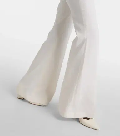 Gabriela Hearst Rhein high-rise linen and wool-blend flared pants | Thumbnail 5 Gabriela Hearst Rhein high-rise linen and wool-blend flared pants | Thumbnail 5