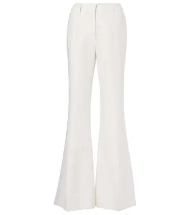 Gabriela Hearst Rhein high-rise linen and wool-blend flared pants | Thumbnail 1 Gabriela Hearst Rhein high-rise linen and wool-blend flared pants | Thumbnail 1