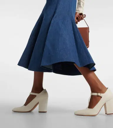 Gabriela Hearst Amy flared cotton and linen midi skirt | Thumbnail 4 Gabriela Hearst Amy flared cotton and linen midi skirt | Thumbnail 4