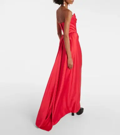 Vivienne Westwood Off-shoulder satin gown | Thumbnail 2 Vivienne Westwood Off-shoulder satin gown | Thumbnail 2