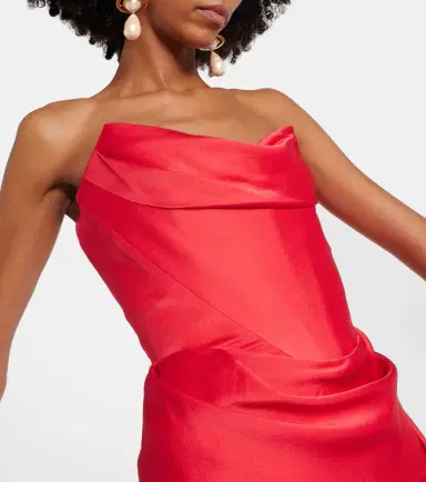 Vivienne Westwood Off-shoulder satin gown | Thumbnail 4 Vivienne Westwood Off-shoulder satin gown | Thumbnail 4