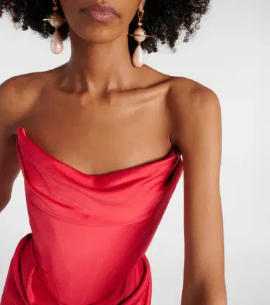 Vivienne Westwood Off-shoulder satin gown | Thumbnail 6 Vivienne Westwood Off-shoulder satin gown | Thumbnail 6