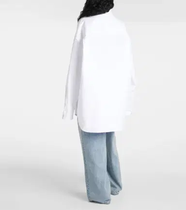 Balenciaga Outerwear oversized cotton poplin shirt | Thumbnail 5 Balenciaga Outerwear oversized cotton poplin shirt | Thumbnail 5