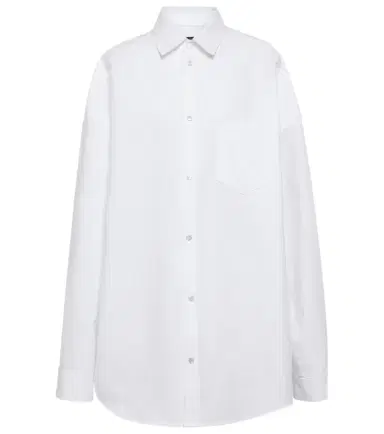 Balenciaga Outerwear oversized cotton poplin shirt | Thumbnail 1 Balenciaga Outerwear oversized cotton poplin shirt | Thumbnail 1