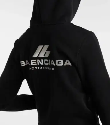 Balenciaga Cotton-blend jersey hoodie | Thumbnail 5 Balenciaga Cotton-blend jersey hoodie | Thumbnail 5