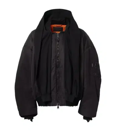 Balenciaga Incognito hooded bomber jacket | Thumbnail 1 Balenciaga Incognito hooded bomber jacket | Thumbnail 1