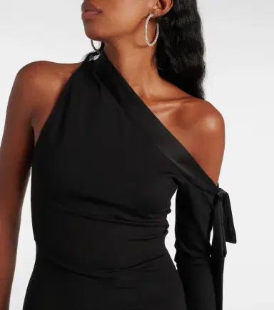 David Koma One-shoulder satin minidress | Thumbnail 6 David Koma One-shoulder satin minidress | Thumbnail 6