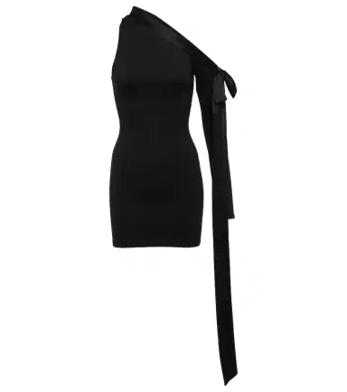 David Koma One-shoulder satin minidress | Thumbnail 1 David Koma One-shoulder satin minidress | Thumbnail 1